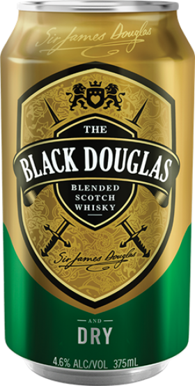 Black Douglas Scotch Dry Can 375ml