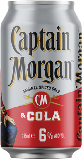 Capt Morgan Cola Cans 4pk
