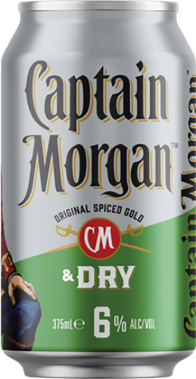 Capt Morgan  Dry Cans