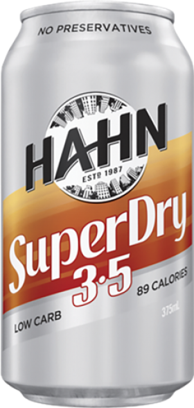 Hahn Super Dry 3 5 Cans