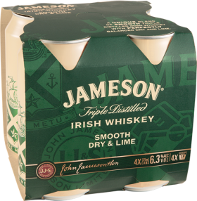 Jameson Dry Lime 6.3% Can
