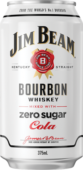 Jim Beam W Zero Cola 6pk