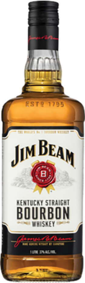Jim Beam Bourbon White Label 1ltr