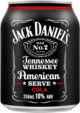 Jack Daniels and Cola American Serve Can 4pk