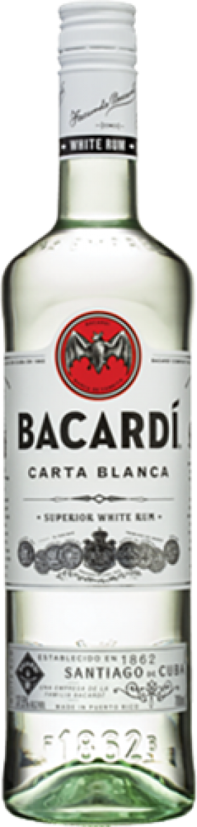 Bacardi Carta Blanca (white) Rum 700ml