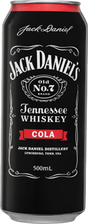 Jack Daniels & Cola 500ml