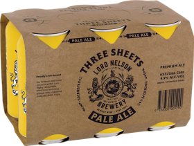 Lord Nelson Three Sheets Pale Ale Cans