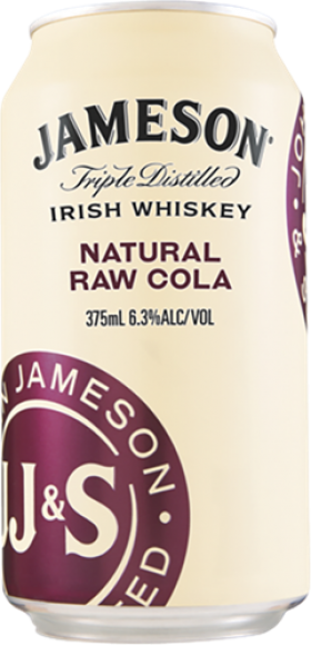 Jameson Natural Raw Cola 4pk
