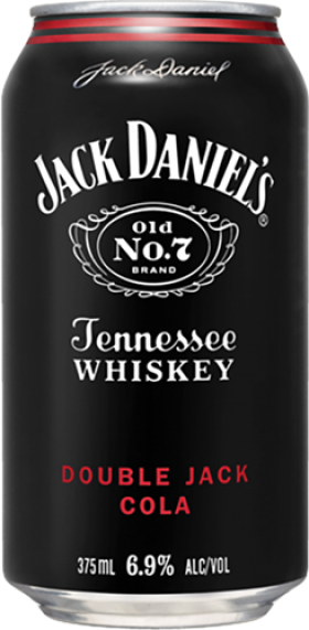 Jack Daniels Double Jack & Cola 4pk