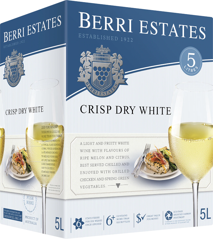 Berri Crisp Dry White 5l