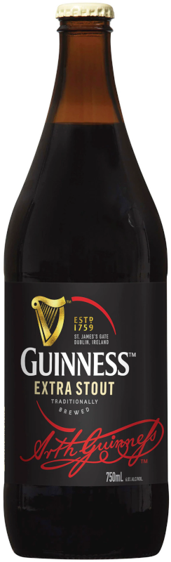Guinness Draught 750ml Longneck