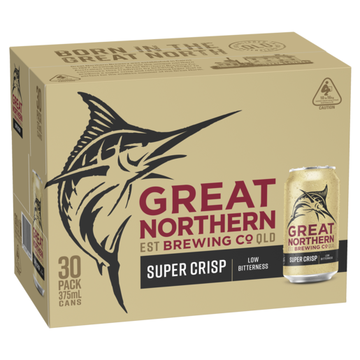 Great Northern Super Crisp 30pk Cans