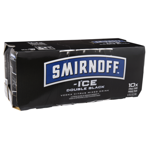 Smirnoff Ice Double Black 10pk Can