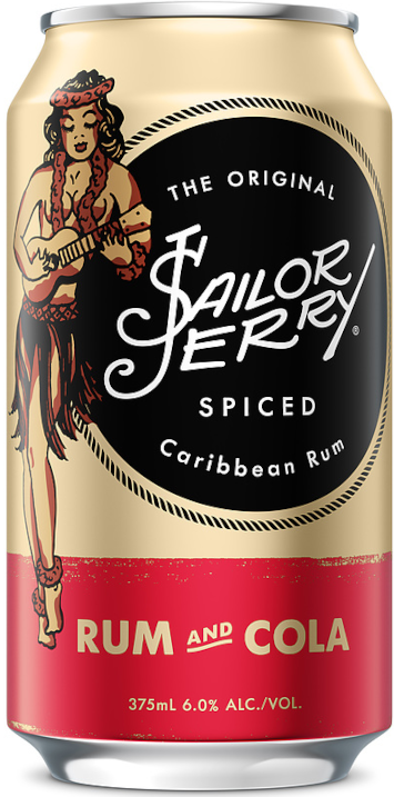 Sailor Jerry and Cola Can
