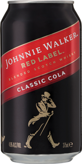 Johnnie Walker Cola Cans