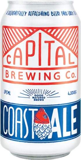 Capital Bewing Coastal Ale Cans 375ml