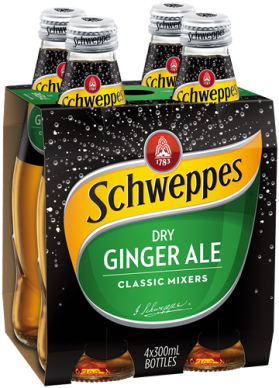 Schweppes Dry Ginger Ale 4pk
