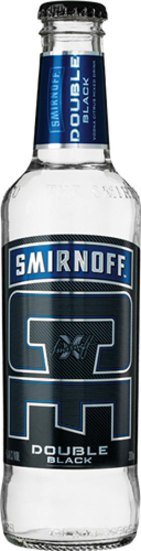 Smirnoff Double Black Vodka 4pk Btl