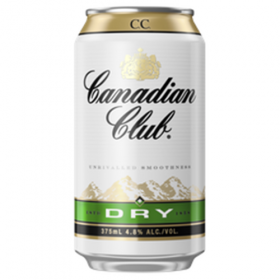 Canadian Club and Dry 6 Pack Cans