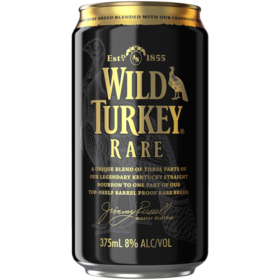 Wild Turkey Rare 4 Pack Cans