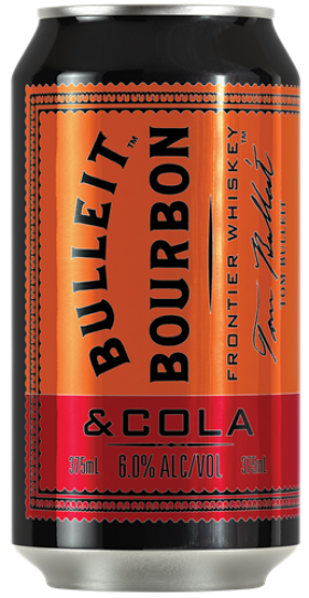 Bulleit Bourbon Cola 6.9% 4 Pack Cans