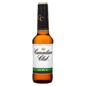 Canadian Club and Dry 4 Pack Bottles