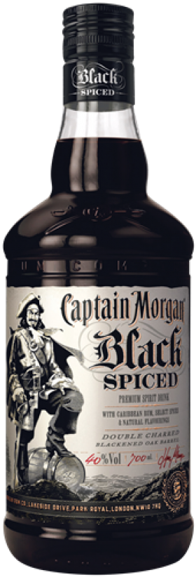 Capt Morgan Black Spiced Rum 700ml
