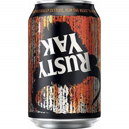 Rusty Yak Ginger Beer Can