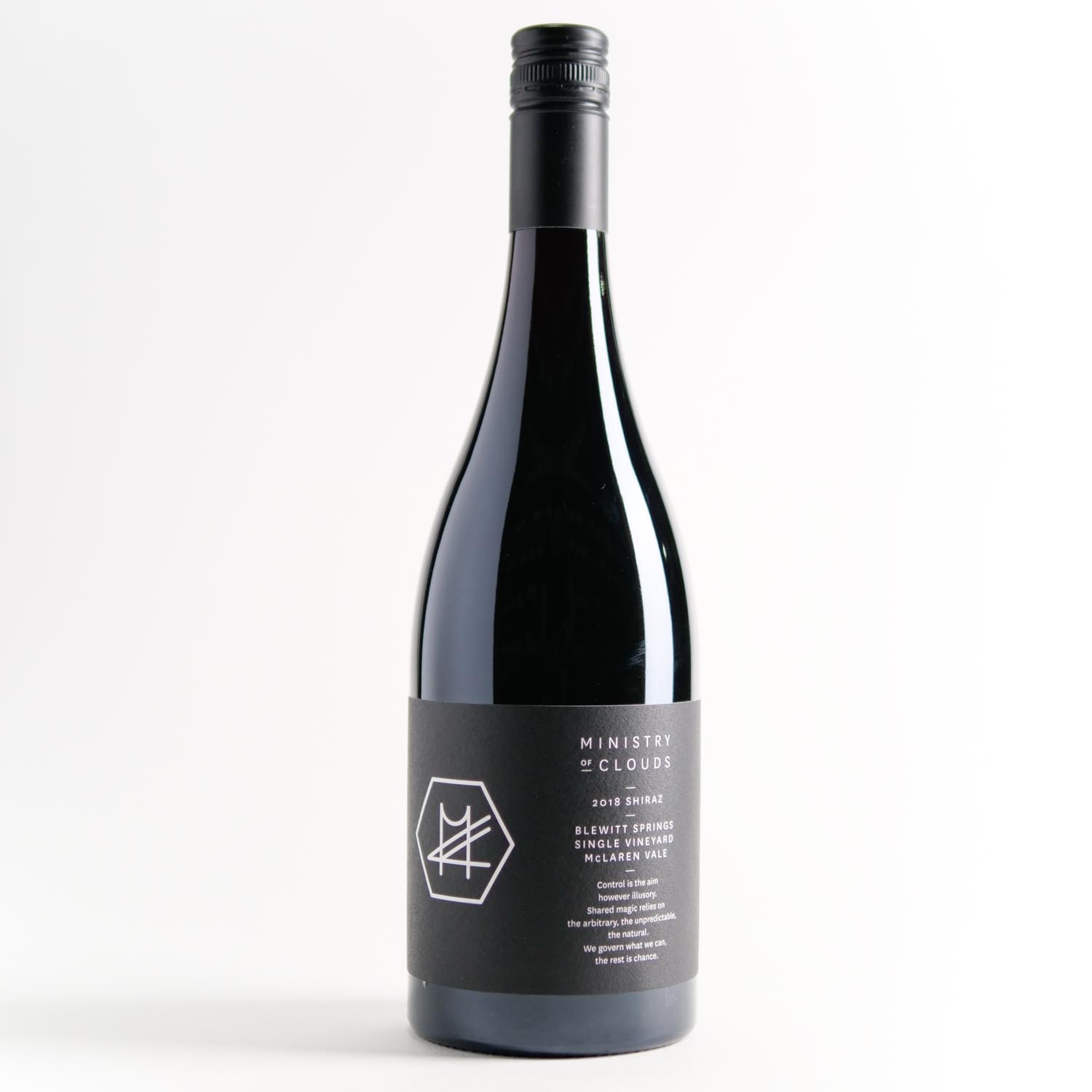 Ministry Of Clouds Blewitt Springs Shiraz 2018