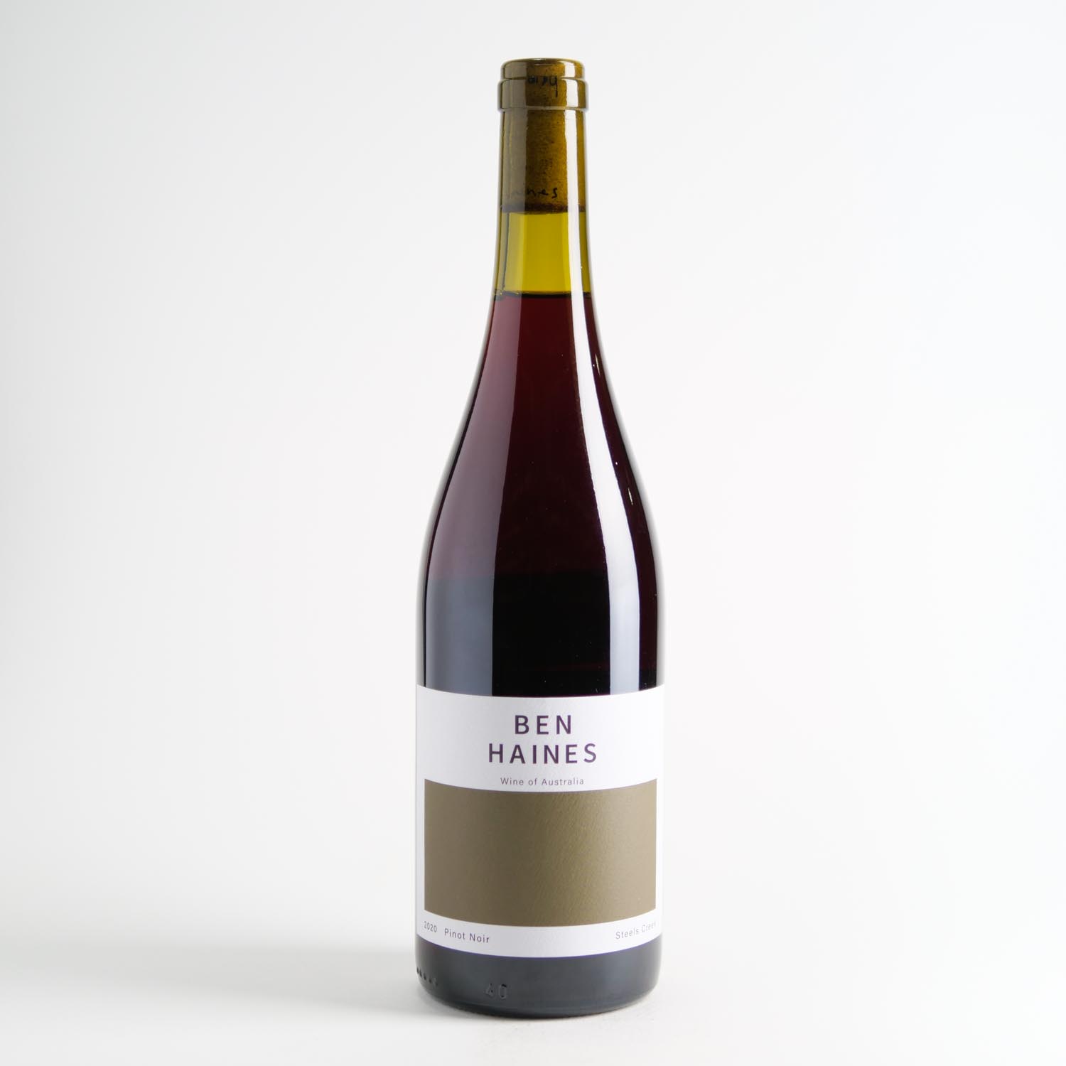 Ben Haines Steels Creek Pinot Noir 2020