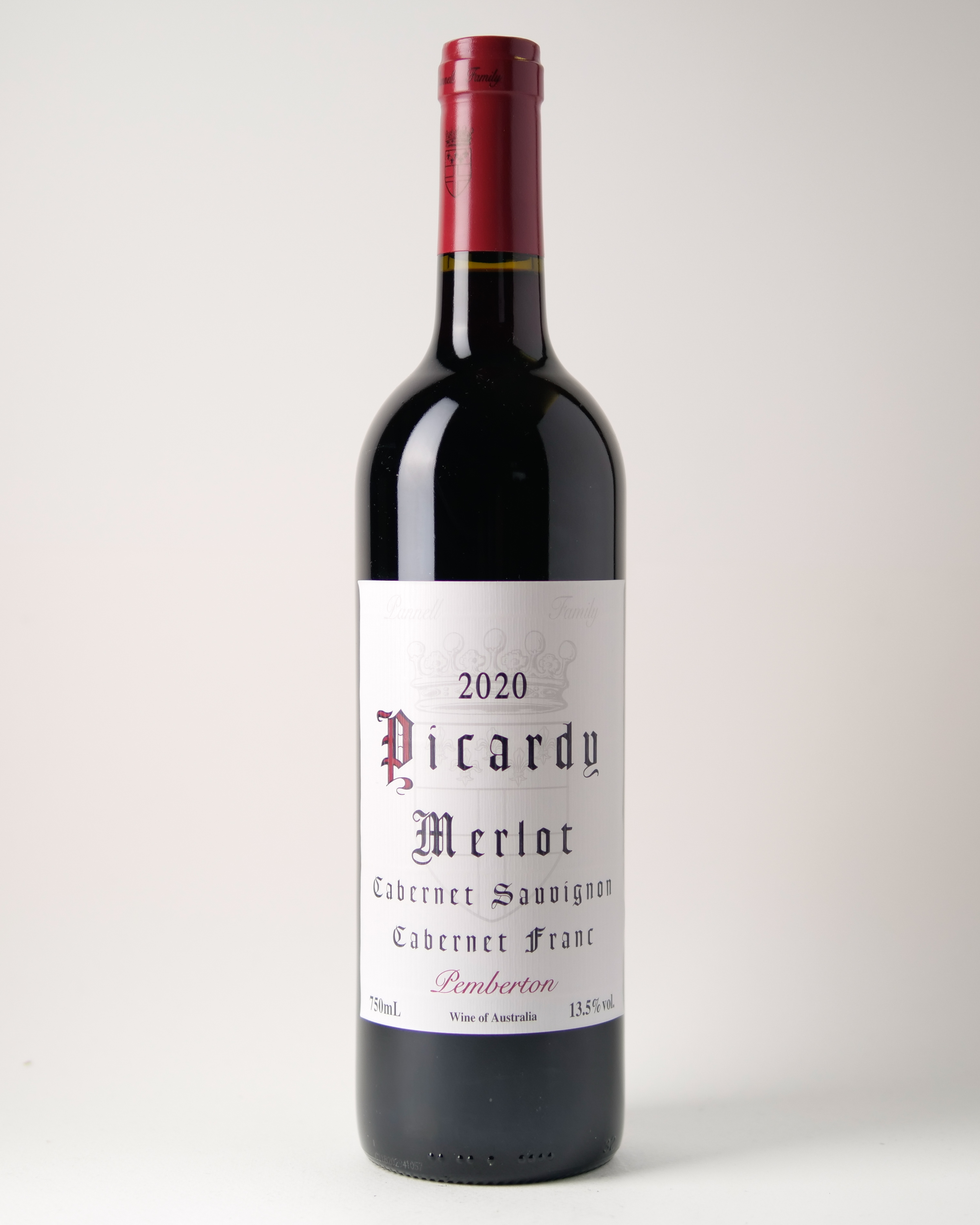 Picardy Merlot Cabernet Sauvignon Cab Fr 2020