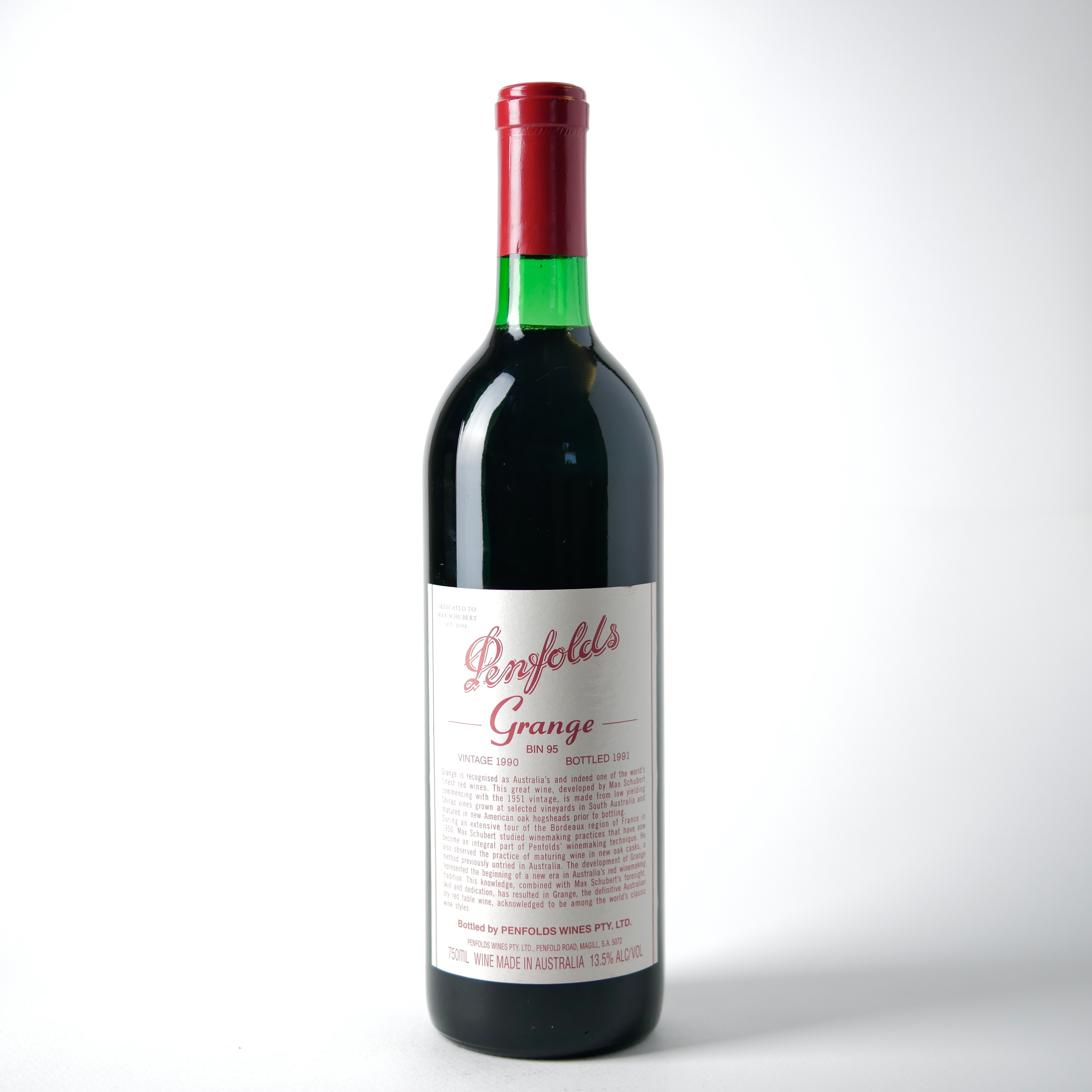 Penfolds Grange Bin 95 Shiraz 1990