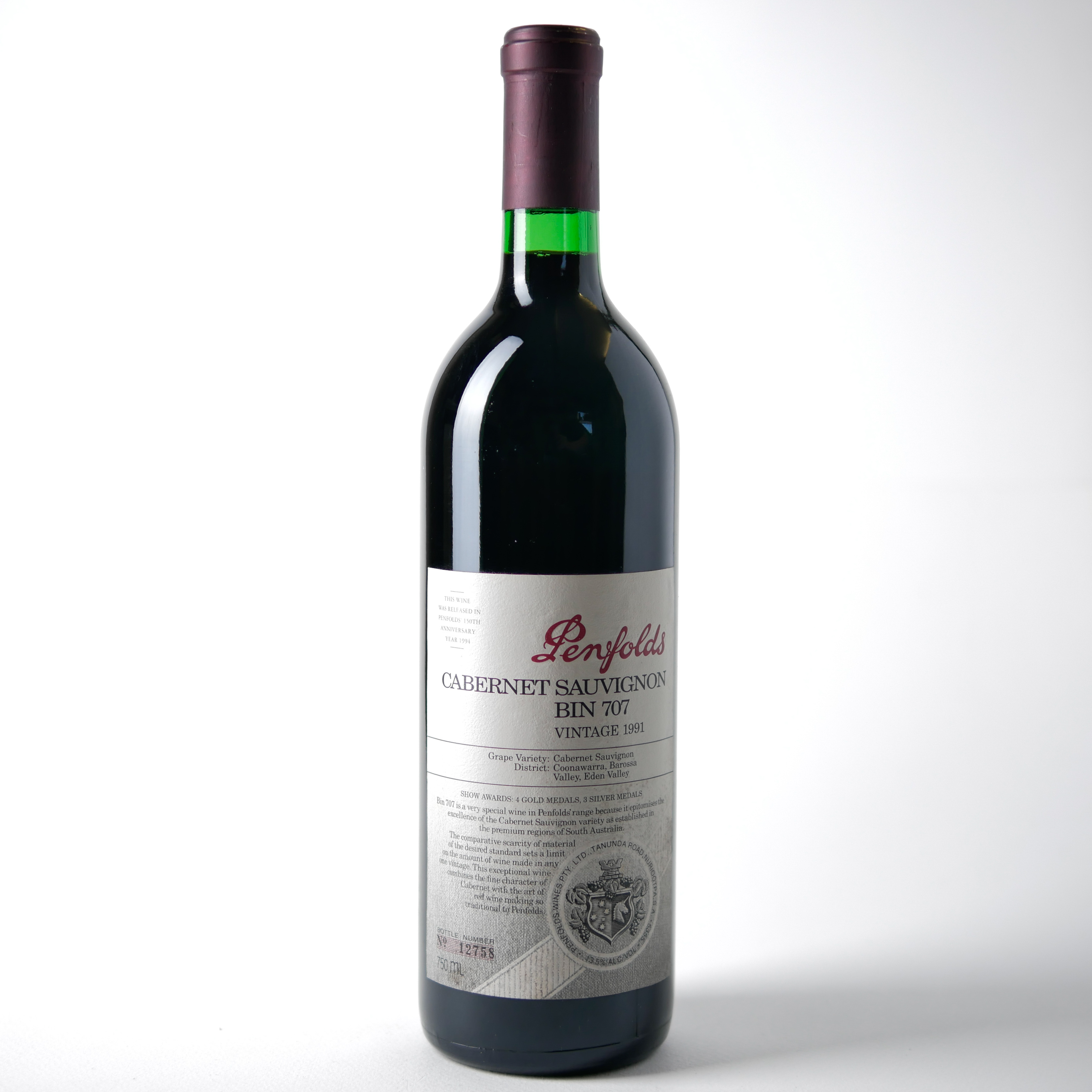 Penfolds Bin 707 Cabernet Sauvignon 1991