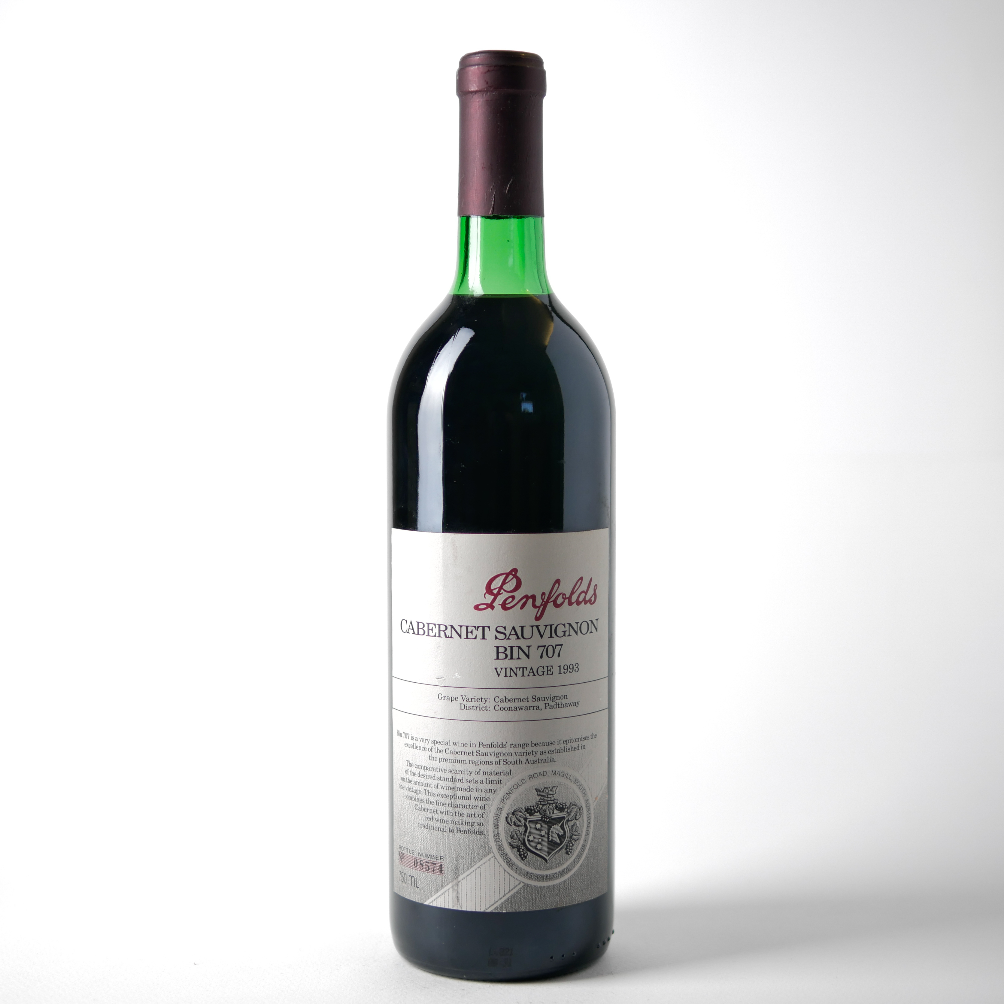 Penfolds Bin 707 Cabernet Sauvignon 1993