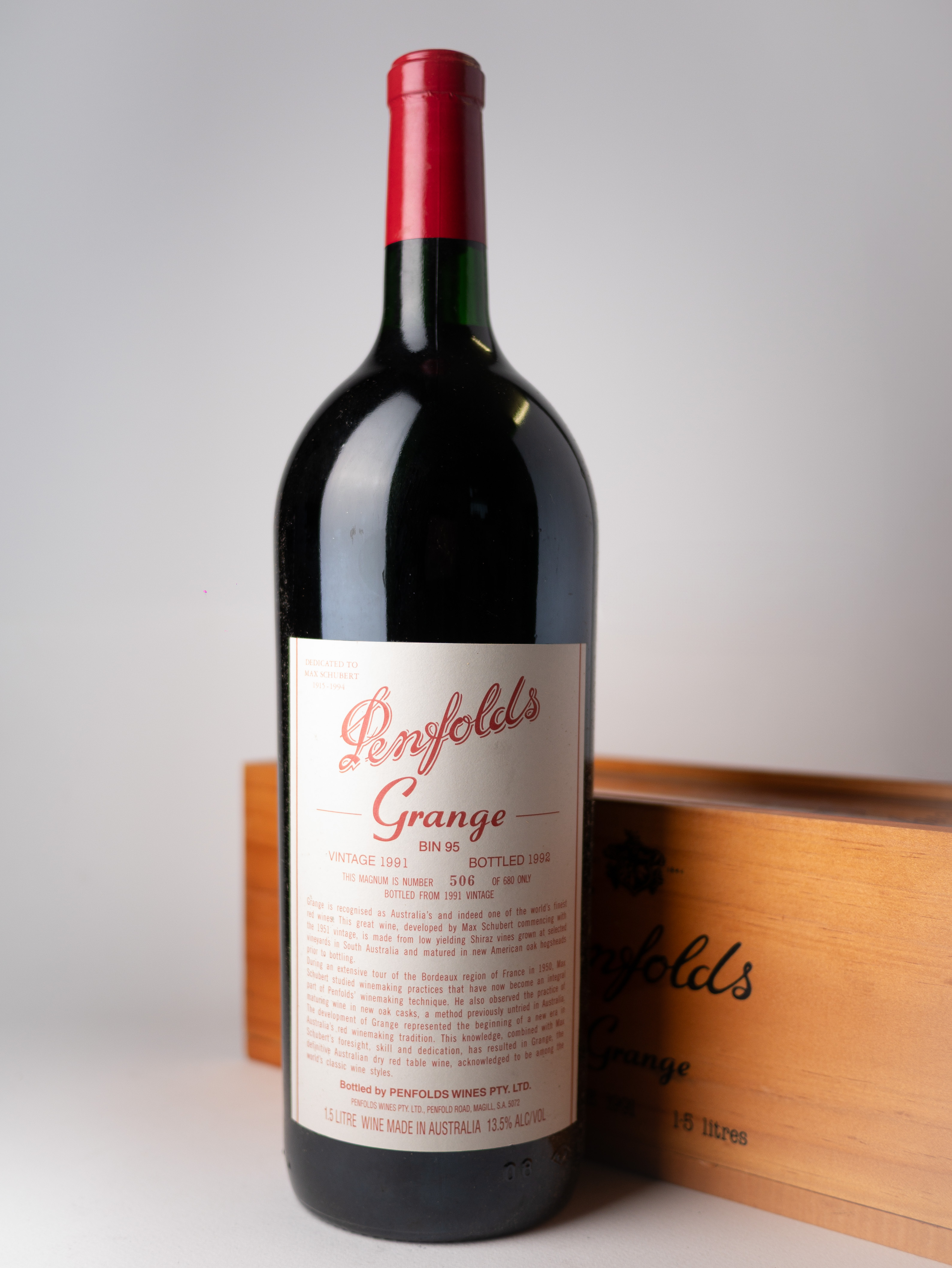Penfolds Grange Bin 95 1991 1.5litre